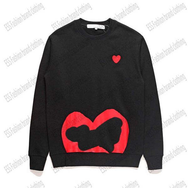 sweatshirts designer fashion brand round neck bottom half heart red sweater for men and women of the same style, Black
sweatshirts designer fashion brand round neck bottom half heart red sweater for men and women of the same style, Black