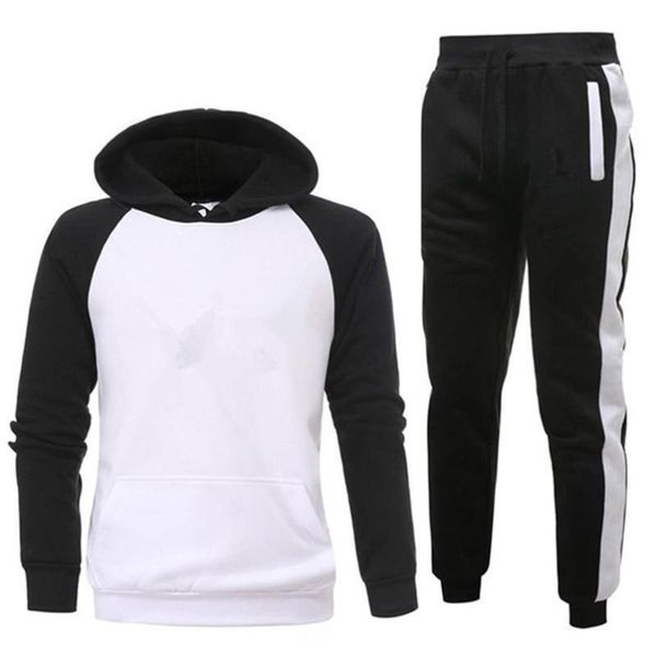 men's hoodies & sweatshirts brand clothing sets two pieces casual cotton men tracksuit hoodies+ pants sport shirts autumn winter set, Black
men's hoodies & sweatshirts brand clothing sets two pieces casual cotton men tracksuit hoodies+ pants sport shirts autumn winter set, Black