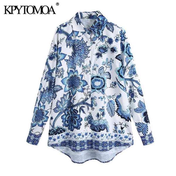 women fashion floral print loose asymmetric blouses vintage long sleeve button-up female shirts blusas chic 210420, White
women fashion floral print loose asymmetric blouses vintage long sleeve button-up female shirts blusas chic 210420, White