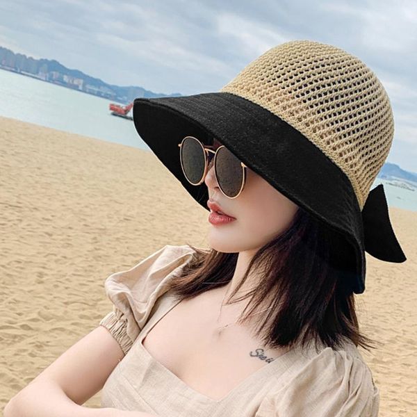 womens summer mesh sun visor beach hat split floppy wide brim sweet bowknot holiday outdoor sunscreen bucket cap hats, Blue;gray
womens summer mesh sun visor beach hat split floppy wide brim sweet bowknot holiday outdoor sunscreen bucket cap hats, Blue;gray