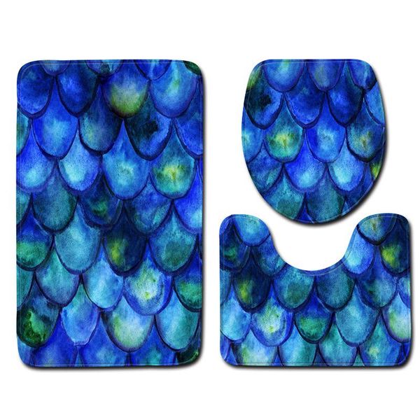 bath mats color fish scale pattern toilet seat mat bathroom decor three-piece set anti slip lid cover sets
bath mats color fish scale pattern toilet seat mat bathroom decor three-piece set anti slip lid cover sets