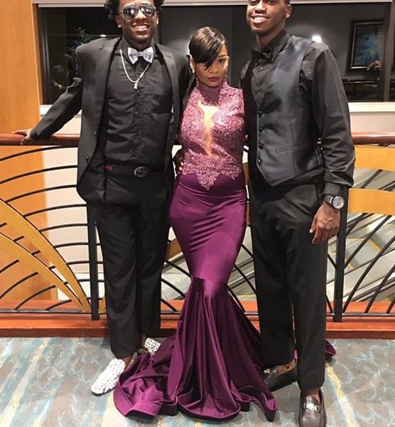 evening dresses african es burgundy high neck appliqued mermaid see through formal prom party gowns customized, Black;red
evening dresses african es burgundy high neck appliqued mermaid see through formal prom party gowns customized, Black;red