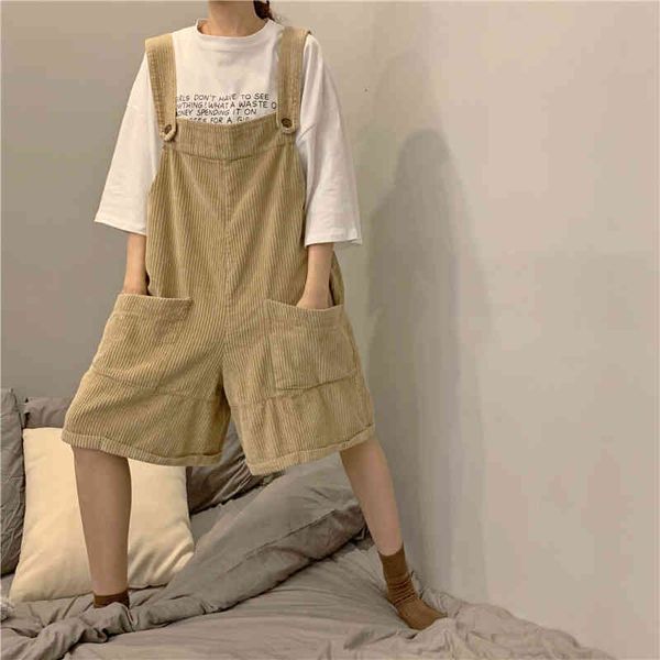 harajuku high waist corduroy jumpsuit women overalls street vintage loose pockets cargo shorts korean fashion black girl rompers, Red;black
harajuku high waist corduroy jumpsuit women overalls street vintage loose pockets cargo shorts korean fashion black girl rompers, Red;black