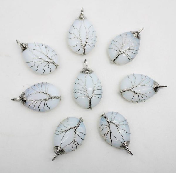 charms wholesale 6pcs/lot natural stone opal tree of life wire wrapped water droplets beads pendant diy for necklace accessories, Bronze;silver
charms wholesale 6pcs/lot natural stone opal tree of life wire wrapped water droplets beads pendant diy for necklace accessories, Bronze;silver