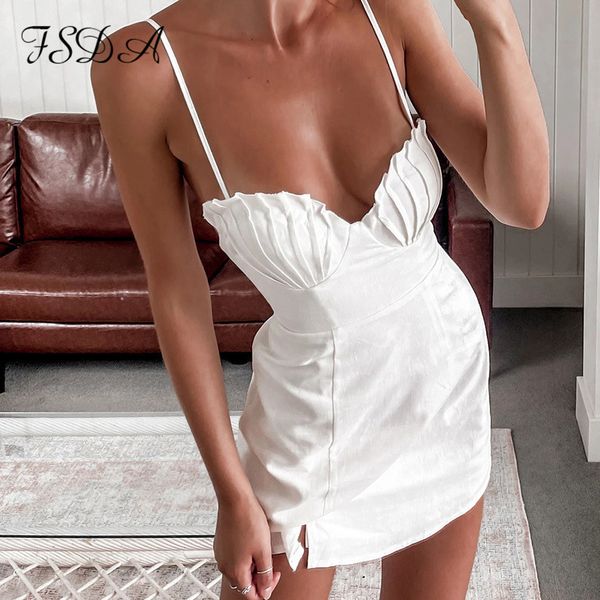 v neck mini backless dress women spaghetti strap white summer 2021 sleeveless club bodycon dresses party beach, Black;white
v neck mini backless dress women spaghetti strap white summer 2021 sleeveless club bodycon dresses party beach, Black;white