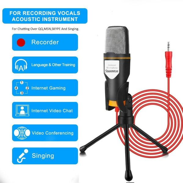 3.5 computer condenser microphone plug & play with tripod stand for chatting/skype/youtube/recording/singing/gaming/podcasting microphones
3.5 computer condenser microphone plug & play with tripod stand for chatting/skype/youtube/recording/singing/gaming/podcasting microphones