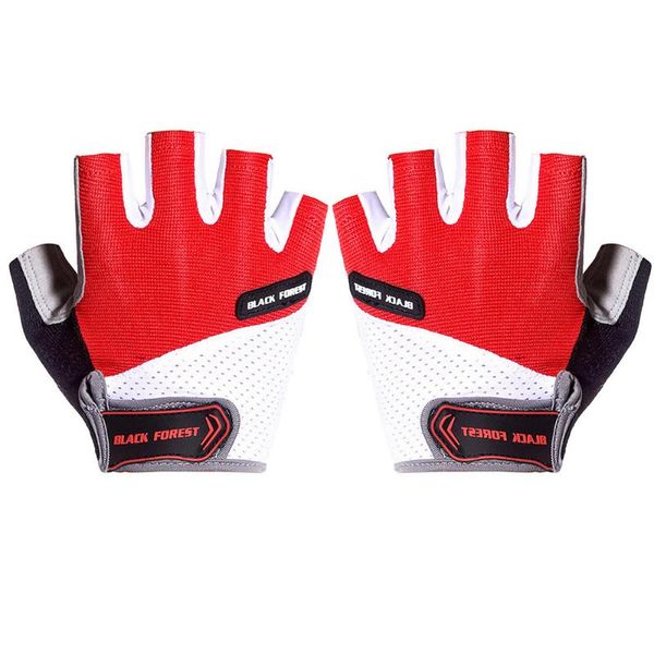 cycling gloves 1 pair of bike riding breathable skid resistance sports half finger size (red), Black
cycling gloves 1 pair of bike riding breathable skid resistance sports half finger size (red), Black