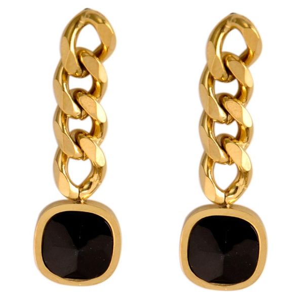 dangle & chandelier european and american gold stainless steel minimalist tassel thick chain gem drop earrings women jewelry gifts, Silver
dangle & chandelier european and american gold stainless steel minimalist tassel thick chain gem drop earrings women jewelry gifts, Silver