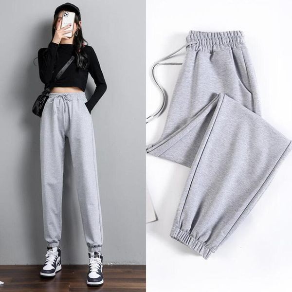 women's pants & capris elastic waist casual sweatpants women trousers with pocket spring autumn plus velvet grey baggy joggers sweat, Black;white
women's pants & capris elastic waist casual sweatpants women trousers with pocket spring autumn plus velvet grey baggy joggers sweat, Black;white