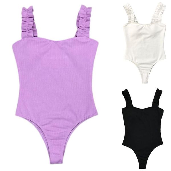 one-piece suits swimsuit women ruffle swimwear halter push up slimming summer solid color beach swimming bathing suit
one-piece suits swimsuit women ruffle swimwear halter push up slimming summer solid color beach swimming bathing suit