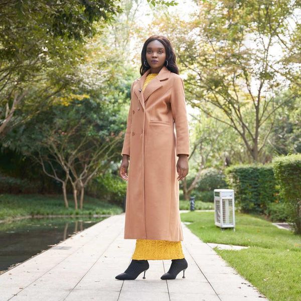 women's wool & blends wepbel solid color long woolen coat women fashion coats sleeve autumn female double breasted outwear, Black
women's wool & blends wepbel solid color long woolen coat women fashion coats sleeve autumn female double breasted outwear, Black