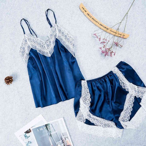 women's sleepwear satin pajama set white lace v-neck pyjamas sleeveless cute cami and shorts solid rayon nightwear, Black;red
women's sleepwear satin pajama set white lace v-neck pyjamas sleeveless cute cami and shorts solid rayon nightwear, Black;red
