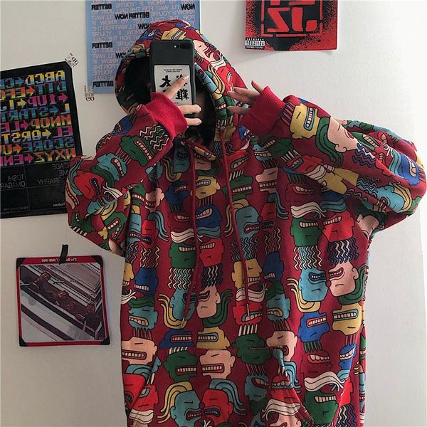 women's hoodies & sweatshirts zogaa red print sweatshirt women gothic oversized hoodie harajuku kpop hooded loose bf student coat wait, Black
women's hoodies & sweatshirts zogaa red print sweatshirt women gothic oversized hoodie harajuku kpop hooded loose bf student coat wait, Black