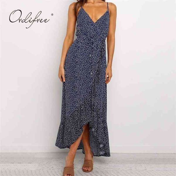 summer polka dot maxi dress women ruffle slip vintage print split long beach 210513, Black;gray
summer polka dot maxi dress women ruffle slip vintage print split long beach 210513, Black;gray