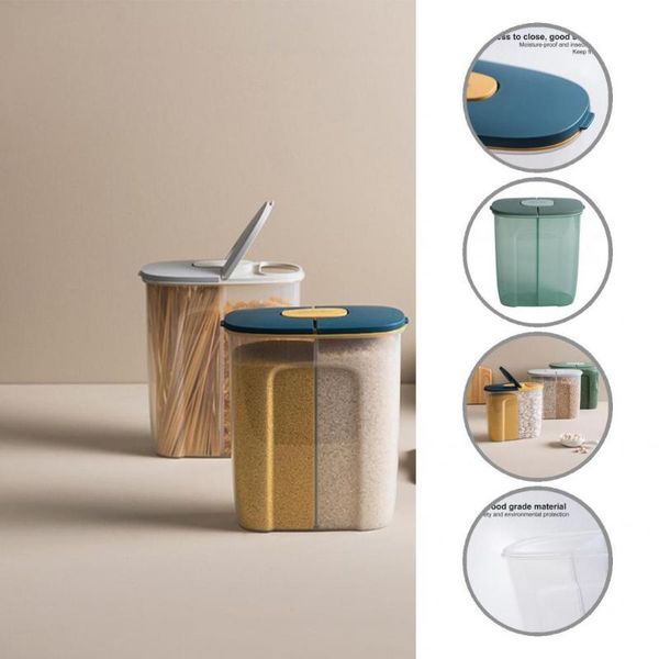 storage bottles & jars food grade material fashion cereal dispenser with adjustable dividers sealed container sturdy for kitchen
storage bottles & jars food grade material fashion cereal dispenser with adjustable dividers sealed container sturdy for kitchen