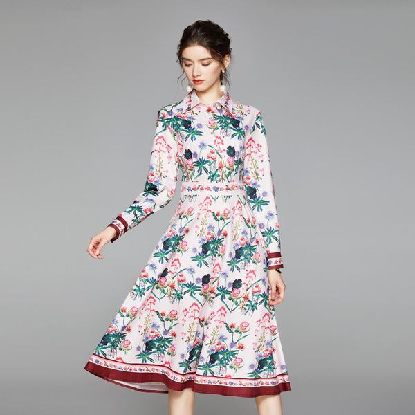 casual dresses 2021 autumn fashion runway long sleeve midi women's elegant party floral print dress holiday, Black;gray
casual dresses 2021 autumn fashion runway long sleeve midi women's elegant party floral print dress holiday, Black;gray