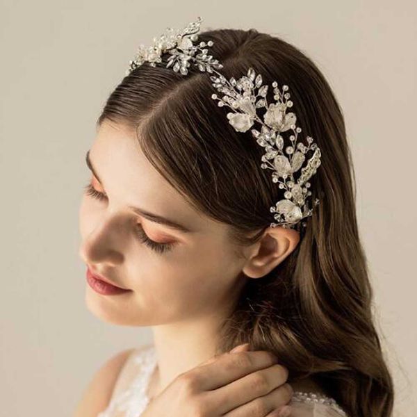 Women Silver Leaf Rhinestones Heabdand Wedding Hair Jewelry Bridal Hair Accessories for Bride Women
Women Silver Leaf Rhinestones Heabdand Wedding Hair Jewelry Bridal Hair Accessories for Bride Women