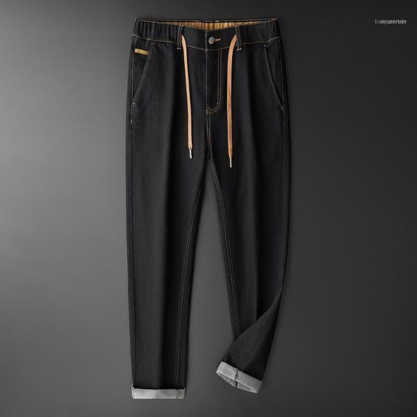 Men's Jeans TFETTERS Autumn Winter Fashion Men Thick Soft Cotton Elastic Waist Loose Zipper Drawstring Design Boyfriend1, Blue
Men's Jeans TFETTERS Autumn Winter Fashion Men Thick Soft Cotton Elastic Waist Loose Zipper Drawstring Design Boyfriend1, Blue