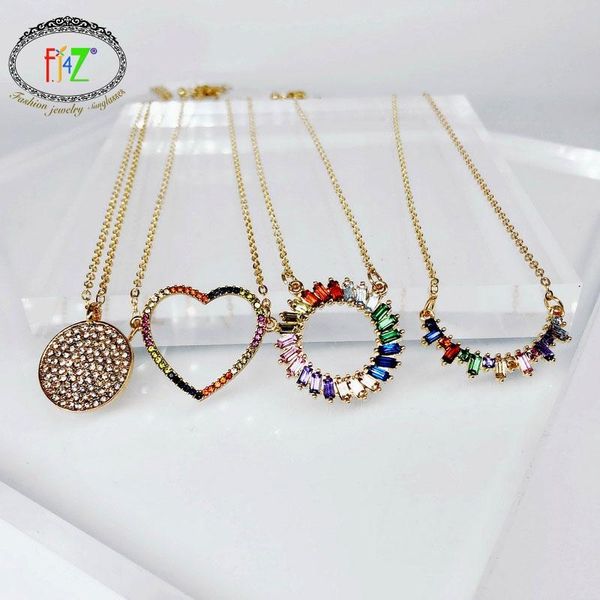 f.j4z women necklaces sparkling stone short designer circle heart pendant & necklace lady jewelry gifts dropship chokers, Golden;silver
f.j4z women necklaces sparkling stone short designer circle heart pendant & necklace lady jewelry gifts dropship chokers, Golden;silver