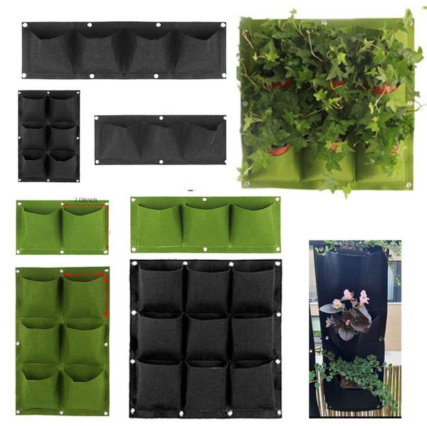 planters & pots 2/4/9 pockets vertical garden gow bags plant wall hanging planting green black grow planter vegetable gardening supplies
planters & pots 2/4/9 pockets vertical garden gow bags plant wall hanging planting green black grow planter vegetable gardening supplies