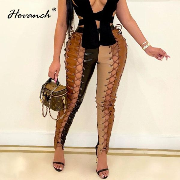 women's pants & capris hovanch pu leather stitched hollow out cross bandage tether 2021 autumn fashion street style, Black;white
women's pants & capris hovanch pu leather stitched hollow out cross bandage tether 2021 autumn fashion street style, Black;white