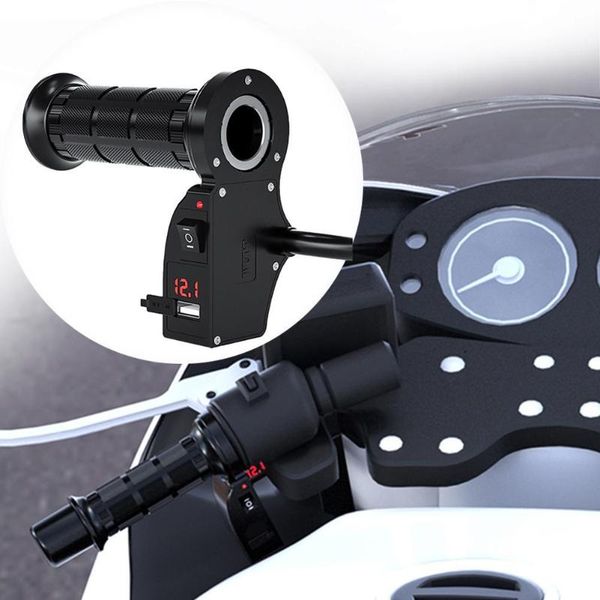 handlebars 2pcs 12v usb port voltage display motorcycle electric heated hand grip handlebar accessories
handlebars 2pcs 12v usb port voltage display motorcycle electric heated hand grip handlebar accessories