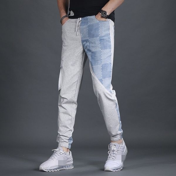 men's jeans summer casual joggers sweatpants thin fashion fit hare men's pants section elastic waist shreds denim jeans 5isg, Blue
men's jeans summer casual joggers sweatpants thin fashion fit hare men's pants section elastic waist shreds denim jeans 5isg, Blue