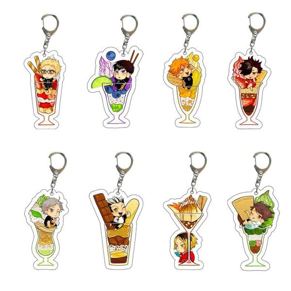 acrylic key chain anime fans haikyuu volleyball boys cute keyrings pendant keychains, Silver
acrylic key chain anime fans haikyuu volleyball boys cute keyrings pendant keychains, Silver