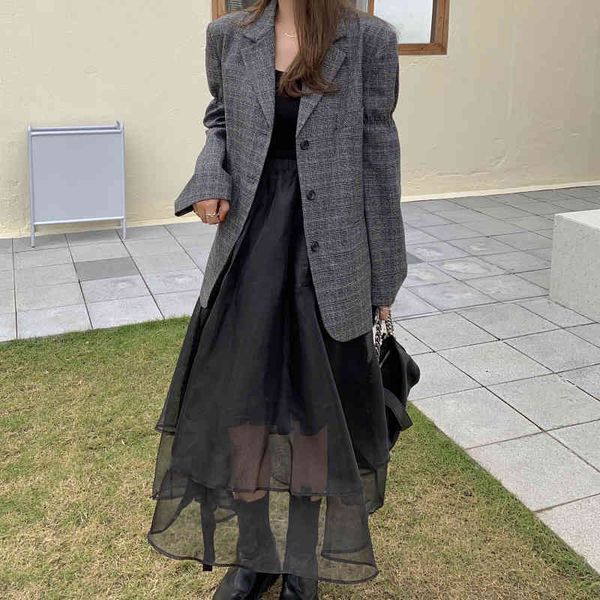 black mesh chic korean a-line patchwork elegance fashion sweet bottoming elegant women ol long skirts 210421
black mesh chic korean a-line patchwork elegance fashion sweet bottoming elegant women ol long skirts 210421