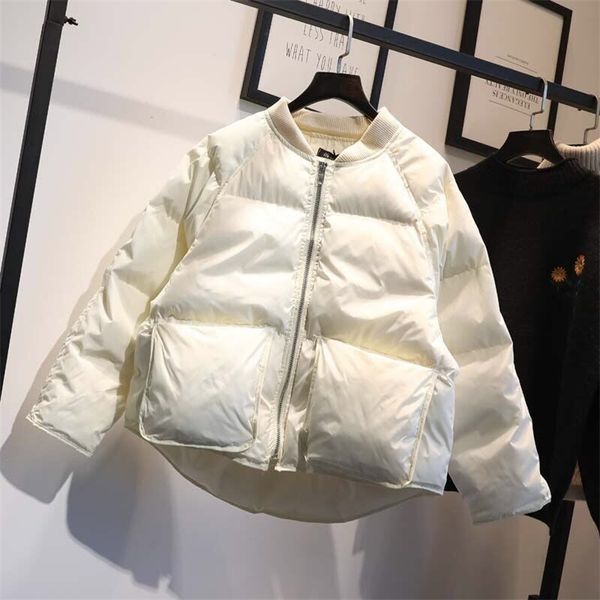 arrival korea fashion women winter jackets loose parkas thicken warm white short coat womens student solid coats d263 210512, Black
arrival korea fashion women winter jackets loose parkas thicken warm white short coat womens student solid coats d263 210512, Black