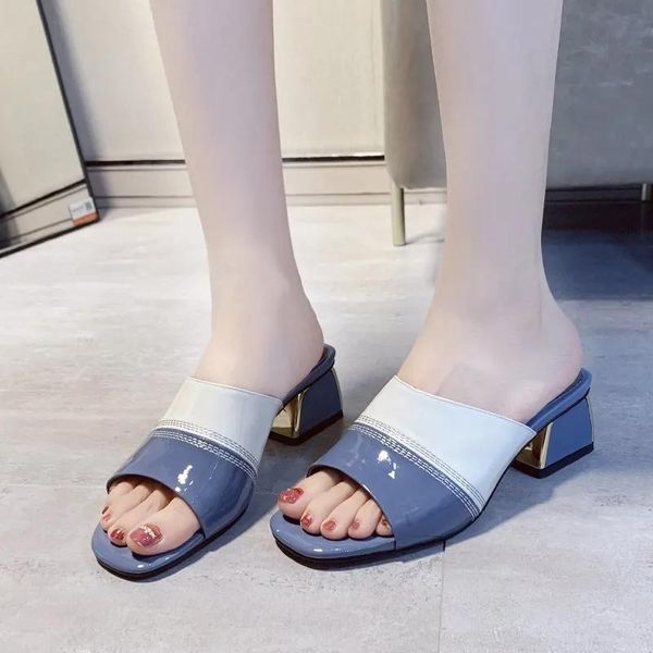 sandals fish mouth soft leather and slippers women outer wear square toe 2021 summer block-heeled high-heeled ab-06, Black
sandals fish mouth soft leather and slippers women outer wear square toe 2021 summer block-heeled high-heeled ab-06, Black