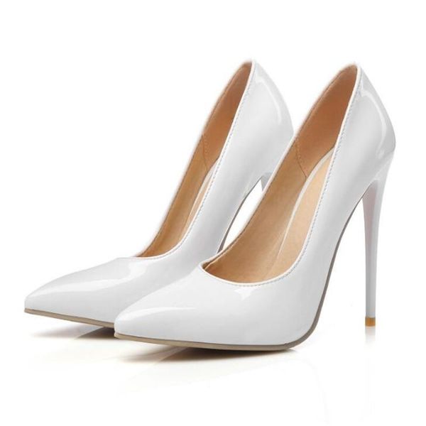 dress shoes white high heels stiletto pumps bridal wedding simple classic women's shhoes high-heeled big size 5-12, Black
dress shoes white high heels stiletto pumps bridal wedding simple classic women's shhoes high-heeled big size 5-12, Black