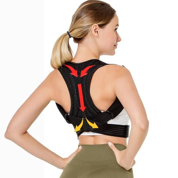 back support female and male universal adjustable orthosis, belt, with invisible spine shoulder posture correction, Black;blue
back support female and male universal adjustable orthosis, belt, with invisible spine shoulder posture correction, Black;blue