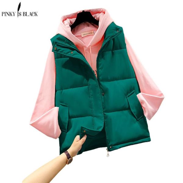 women's vests pinkyisblack 2021 winter women sleeveless vest warm plus size 3xl cotton padded waistcoat female mandarin collar jacket, Black;white
women's vests pinkyisblack 2021 winter women sleeveless vest warm plus size 3xl cotton padded waistcoat female mandarin collar jacket, Black;white