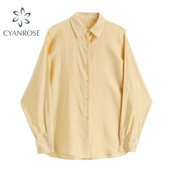 summer 4 colors solid cardigan blouses elegant rok long sleeve lapel retro shirts female harajuku casual loose blusas 210515, White
summer 4 colors solid cardigan blouses elegant rok long sleeve lapel retro shirts female harajuku casual loose blusas 210515, White