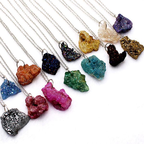 irregular natural agate stone silver plated pendant necklaces for women girl original style fashion party club jewelry
irregular natural agate stone silver plated pendant necklaces for women girl original style fashion party club jewelry