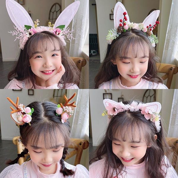 women girls christmas fairy tale flower headband retro tree branch deer ears antler hair hoop crown festival party props 2021 accessories, Slivery;white
women girls christmas fairy tale flower headband retro tree branch deer ears antler hair hoop crown festival party props 2021 accessories, Slivery;white