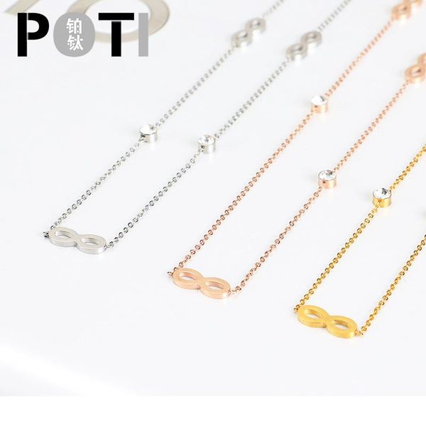 pendant necklaces cashou18 selling 8 child steel titanium alloy necklace three colors clavicle chain, Silver
pendant necklaces cashou18 selling 8 child steel titanium alloy necklace three colors clavicle chain, Silver