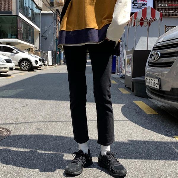 women's jeans 2021 casual autumn winter retro slimming high waist loose straight xuan ya wide leg black pants, Blue
women's jeans 2021 casual autumn winter retro slimming high waist loose straight xuan ya wide leg black pants, Blue