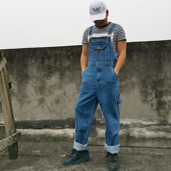 men's jeans men denim overalls jumpsuit large size strap straight pants blue more sizes 30-44 46
men's jeans men denim overalls jumpsuit large size strap straight pants blue more sizes 30-44 46