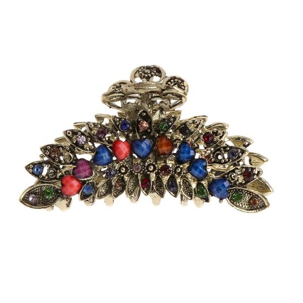 hair clips & barrettes vintage color mixture resin rhinestone claw clip accessory 95x32x40.5mm r58e, Golden;silver
hair clips & barrettes vintage color mixture resin rhinestone claw clip accessory 95x32x40.5mm r58e, Golden;silver