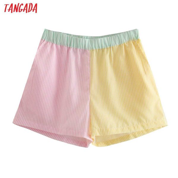 tangada women vintage colorful striped shorts strethy waist female retro casual shorts pantalones ab39 210609, White;black
tangada women vintage colorful striped shorts strethy waist female retro casual shorts pantalones ab39 210609, White;black