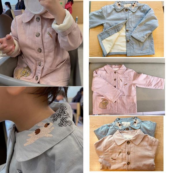 jackets kids jacket 2021 winter autumn konges brand toddler girls boyrs outwear velvet embroidery baby coat warm outfit clothes, Blue;gray
jackets kids jacket 2021 winter autumn konges brand toddler girls boyrs outwear velvet embroidery baby coat warm outfit clothes, Blue;gray