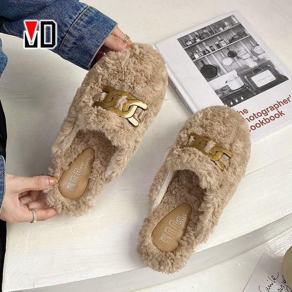 women autumn shoes slippers furry outdoor fluffy non-slip charms 2021 flat house slides design metal letter hom, Black
women autumn shoes slippers furry outdoor fluffy non-slip charms 2021 flat house slides design metal letter hom, Black