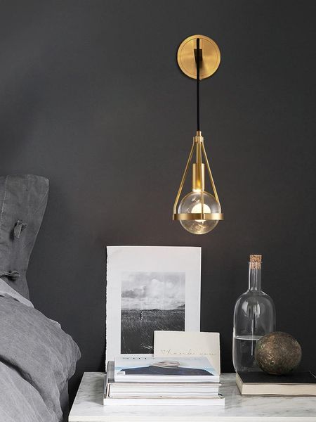 copper luxury postmodern wall lamp living room background bedside stair corridor crystal ball light lamps
copper luxury postmodern wall lamp living room background bedside stair corridor crystal ball light lamps