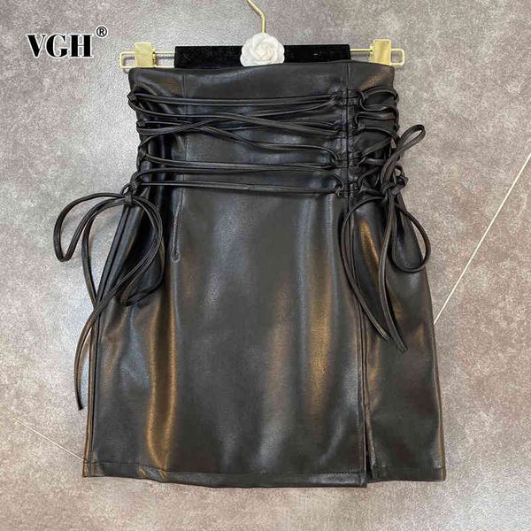 vgh black pu leather skirt for women high waist lace up bowknot midi bodycon skirts female summer fashion clothing tide new 210421
vgh black pu leather skirt for women high waist lace up bowknot midi bodycon skirts female summer fashion clothing tide new 210421