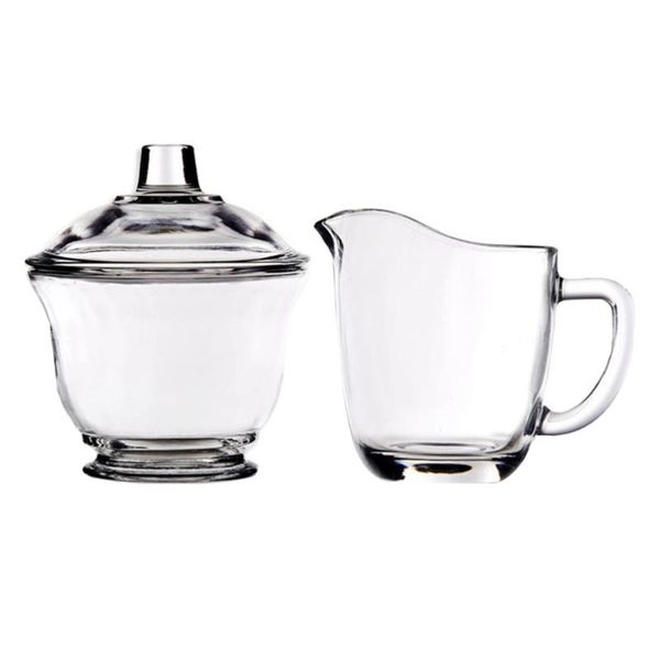 mugs 1 set of mini cup and sugar jar modern glass accessories for coffee