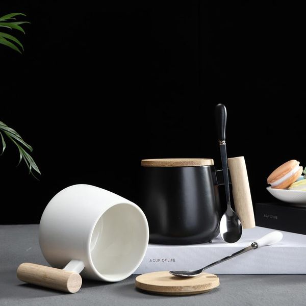 simple wooden handle water cup ceramic milk with lid spoon coffee household mug juice kitchen accessories mugs
simple wooden handle water cup ceramic milk with lid spoon coffee household mug juice kitchen accessories mugs