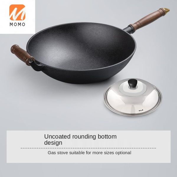 cast iron wok non-stick old-fashioned flat pot frying pan uncoated household round bottom thickened storage bottles & jars
cast iron wok non-stick old-fashioned flat pot frying pan uncoated household round bottom thickened storage bottles & jars