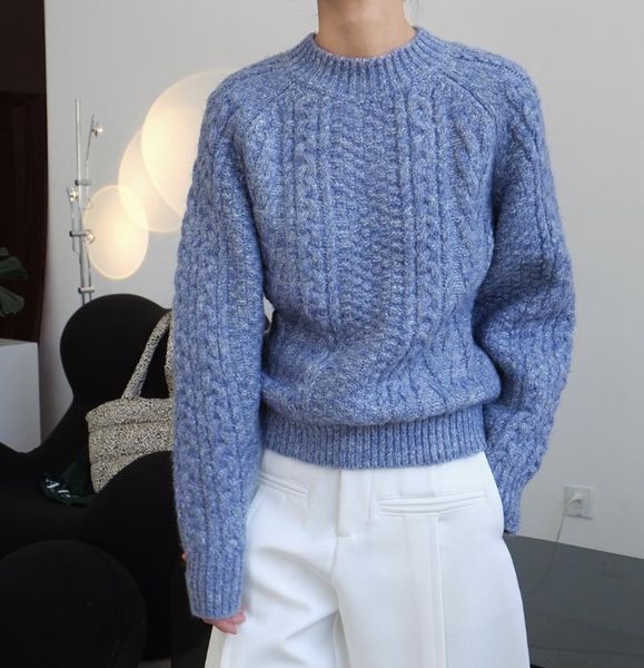 women's sweaters tint era korean fashion winter sense lazy comfortable knocking thick needle twisted round neck pullover sweater female, White;black
women's sweaters tint era korean fashion winter sense lazy comfortable knocking thick needle twisted round neck pullover sweater female, White;black